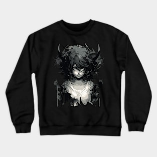 Otaku Vibes Anime Demon Girl Crewneck Sweatshirt